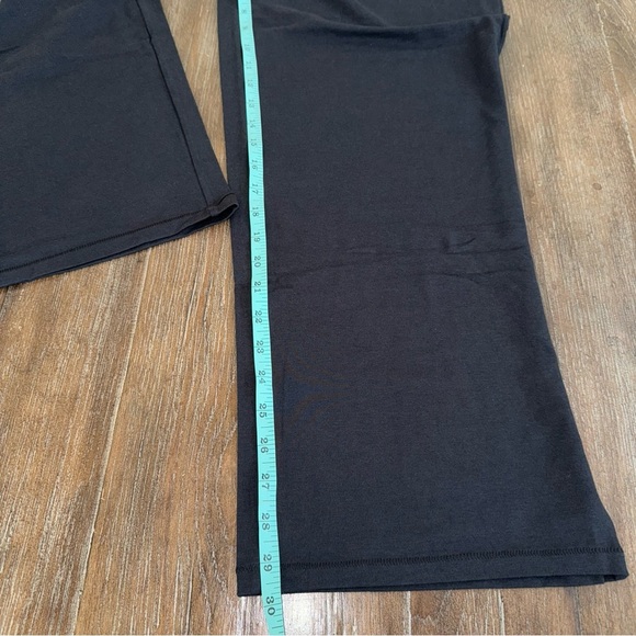 Skims Loose Loungewear Boyfriend Pant Onyx Straight Leg M L - Picture 9 of 11